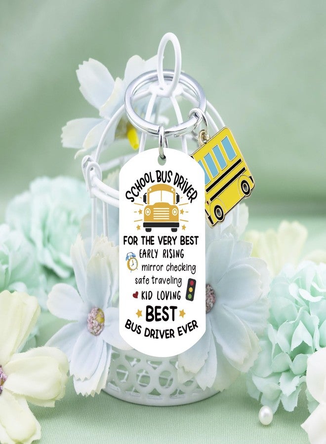 igvean Bus Driver Appreciation Gifts School Bus Driver Gifts Buses Drivers Keychain Valentine Birthday Retirement Gift for Buses Drivers Back to School Gift - Image 3